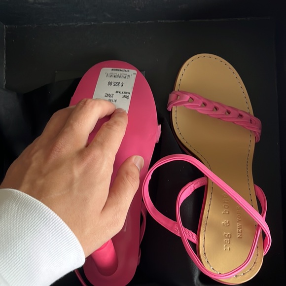 $400 Rag & Bone Size 7(37) Infinity High Heel Sandal Shoe NWB - Picture 9 of 12